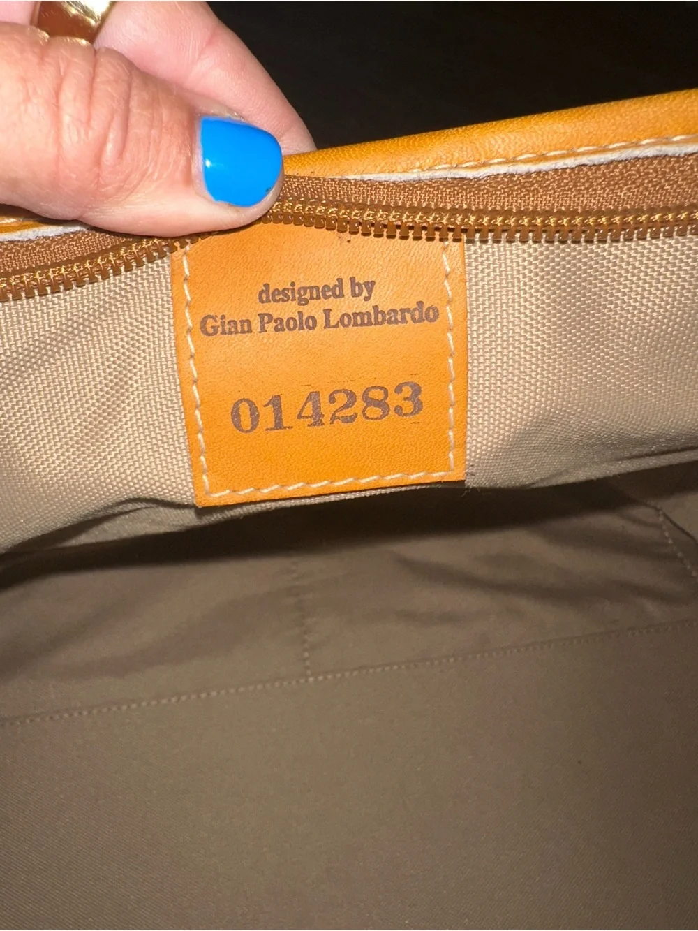 Rawlings Heart of the Hide Baseball Glove Leather Duffle Bag Tan Rare Lombardo